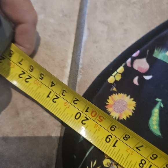 Chicken Pattern Cloth Handnade Place Mats Set of 2 Double-Sided - Picture 5 of 6